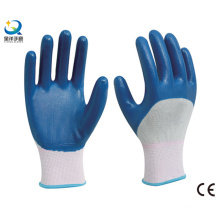 13G Nitril-Polyester mit Nitril 3/4 beschichteter Sicherheits-Handschuh (N6040)